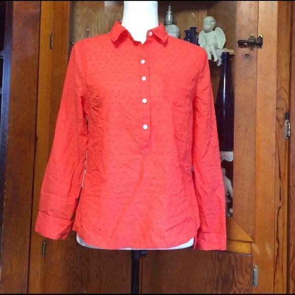Xs old navy long sleeve Orange dress shirt - Picture 2 of 3